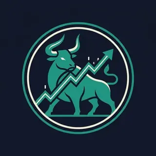 Trading, Business & Finance pillar mascot: a bull with a rising market line